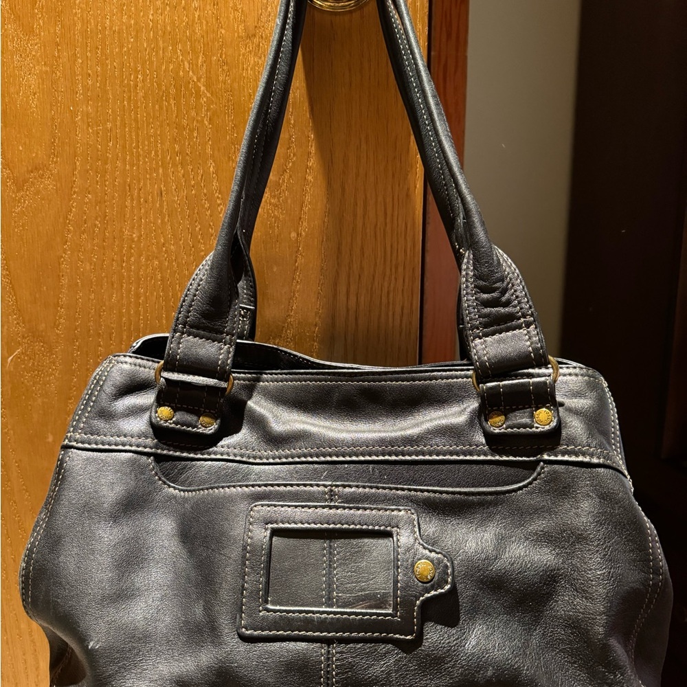 Black leather Purse